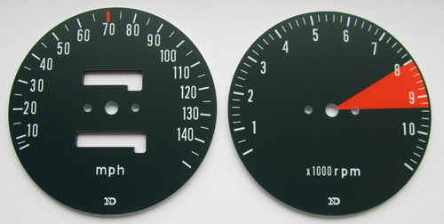 Honda 750 speedometer gauge face 1974-1975